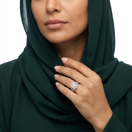خاتم ذهب عيار 18 كاثرينا بفصوص لامعة