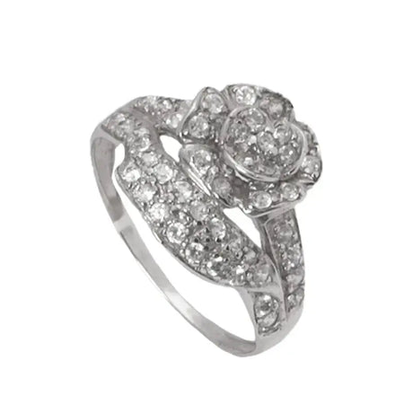 18K Gold Katharina Ring with Shining Gemstones