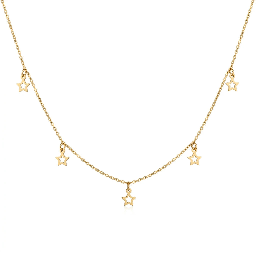 21K Gold Necklace Estrella