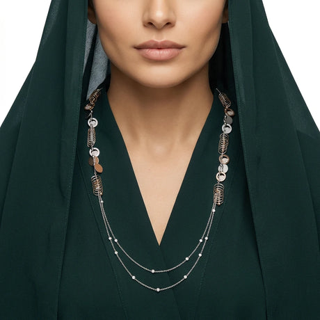 عقد ذهب عيار 18 النور