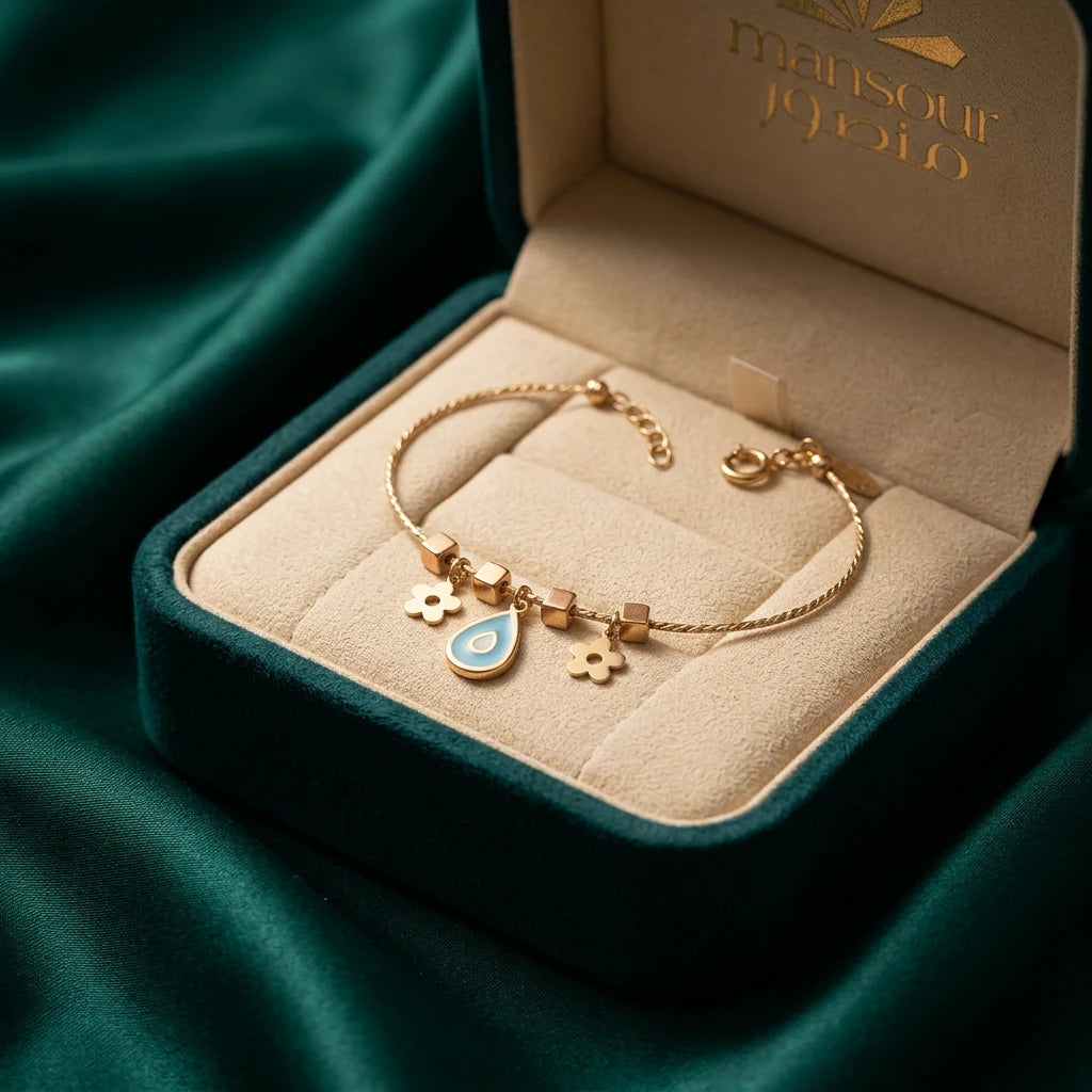 18K Gold Dewdrop of Life Bracelet