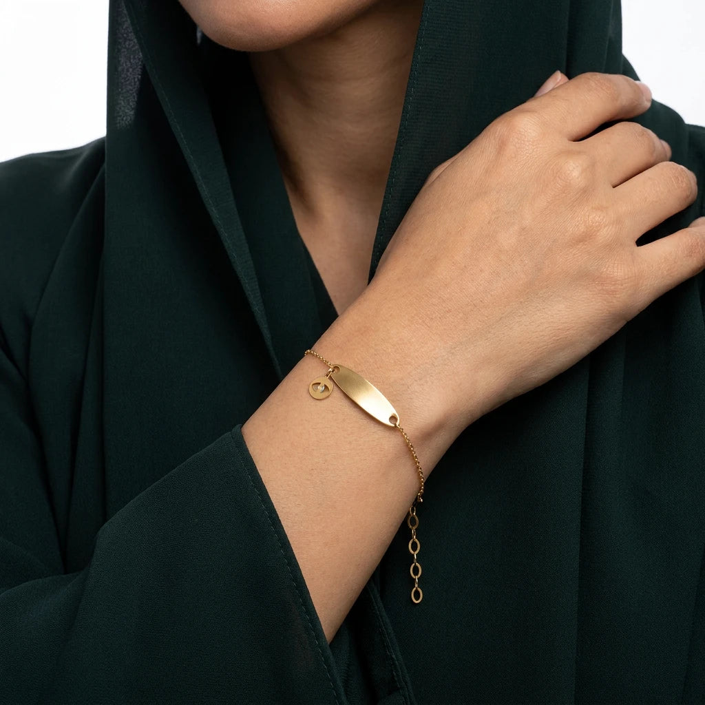 اسوارة ذهب عيار 18 عين الحارس