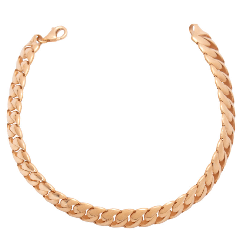18K Bracelet with Smooth Braided Design