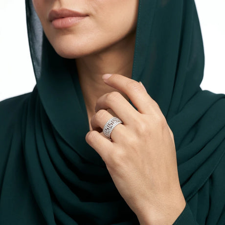 خاتم ذهب عيار 18 إلاينا