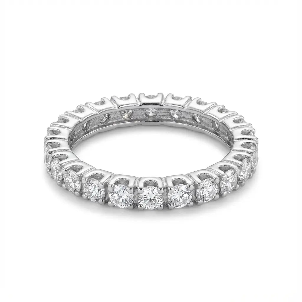 خاتم اوليفيا ذهب عيار 18 بفصوص