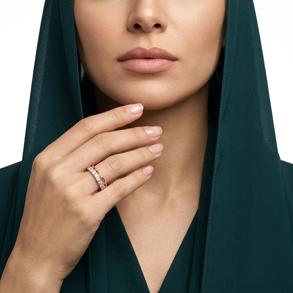 خاتم ذهب عيار 18 بيليزا
