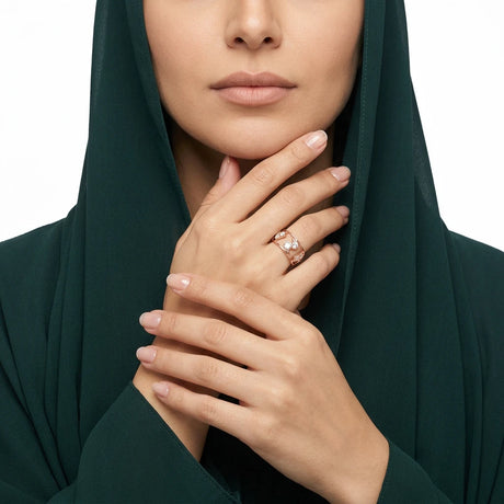 خاتم ذهب عيار 18 لامبيروس