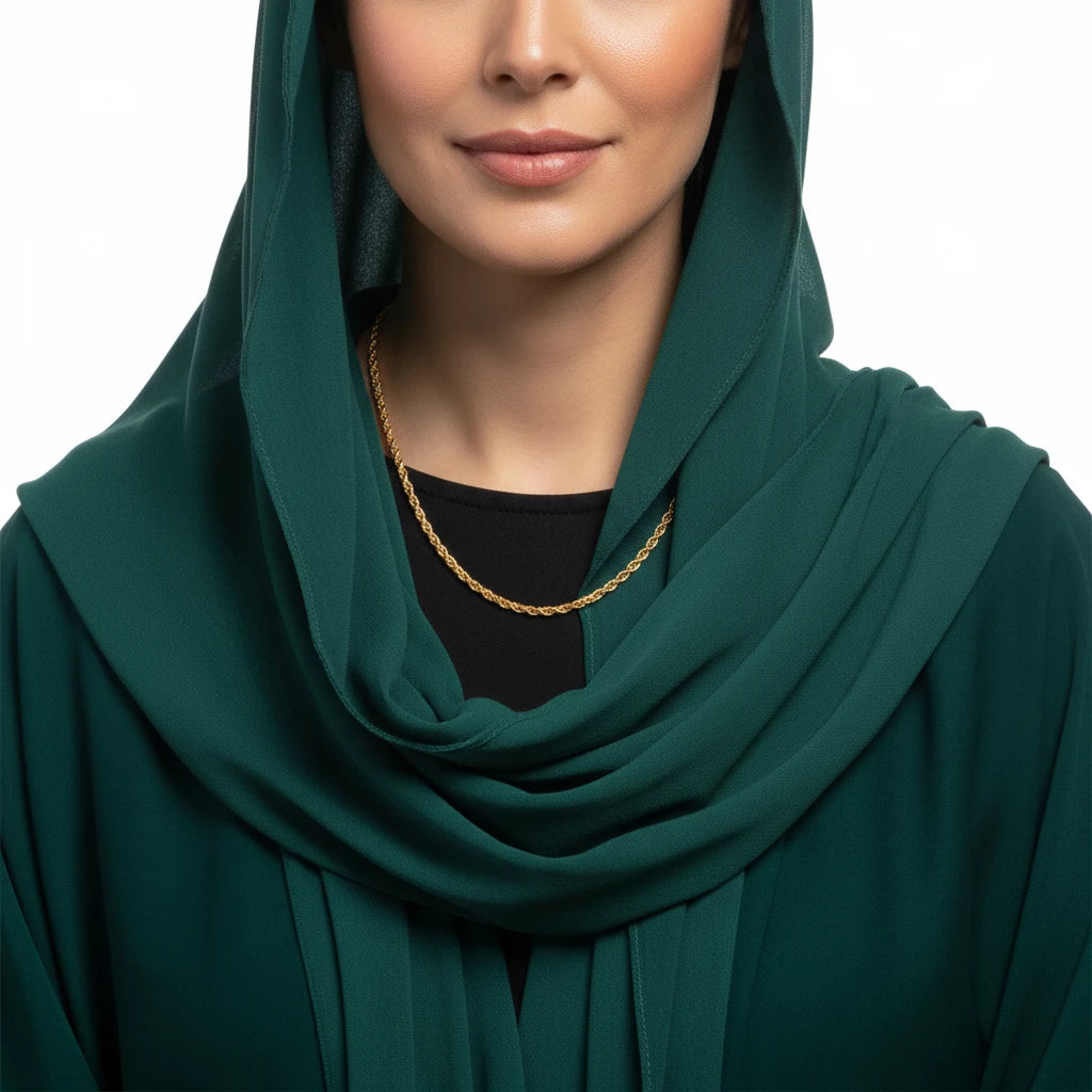 18K Gold Braided Necklace