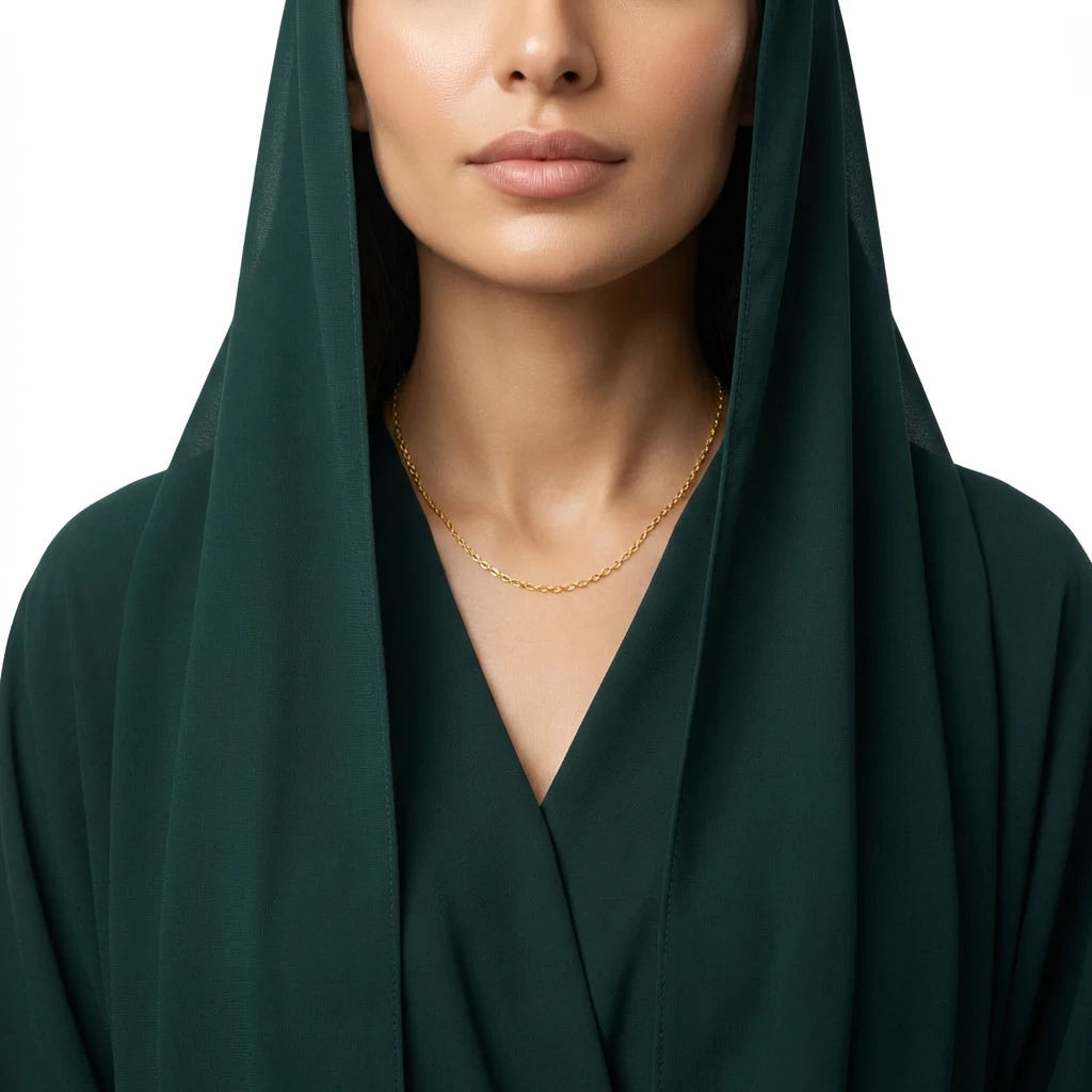 عقد ذهب عيار 18 بدوائر صغيرة