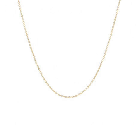 18K Gold Necklace with Small Circles
