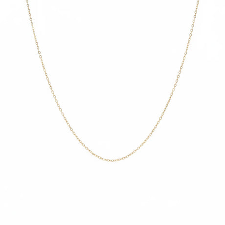 18K Gold Long Braided Necklace