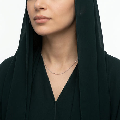 سلسلة ذهب أبيض عيار 18