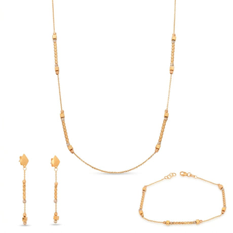 Half 18k gold set, Al-Saba circle
