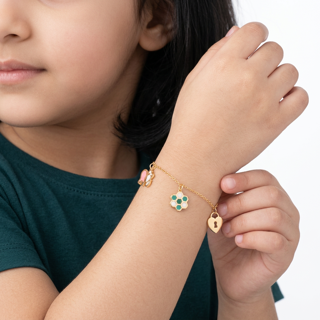 18K Gold The Hive Chain Bracelet