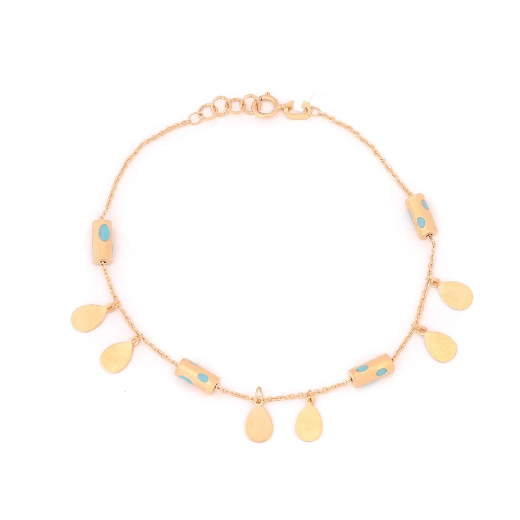 18K Chain Bracelet with Elegance Kingdom Design