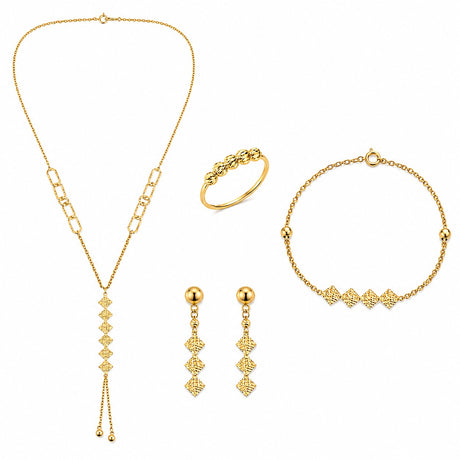 18K Gold jewellery set El Moaien