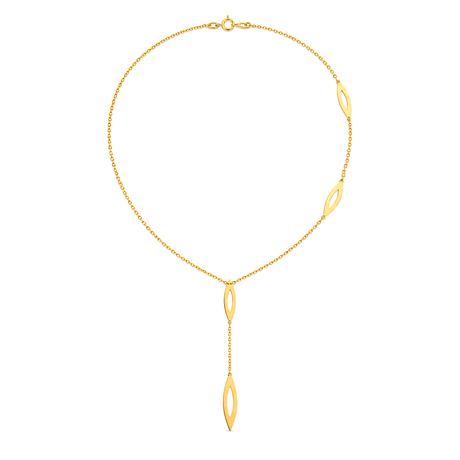 18K Gold Half Set with Circle Motifs Design