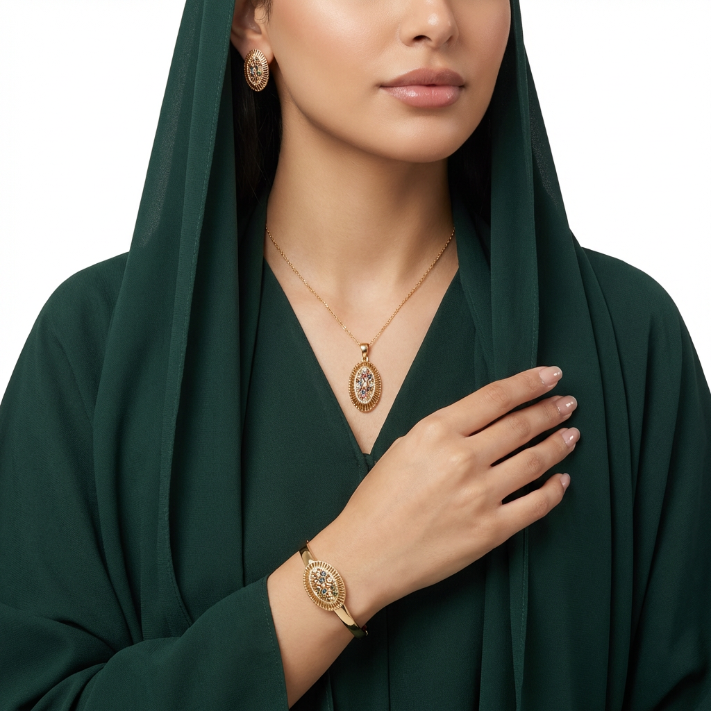 18K Gold Half Set Endless Joy