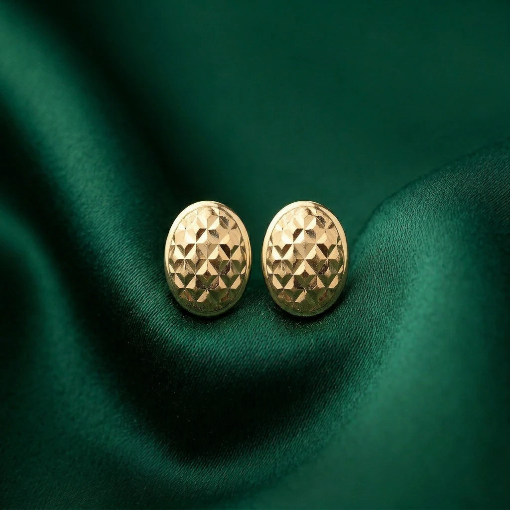 18K Gold Kids Earrings with Morning Talk Design