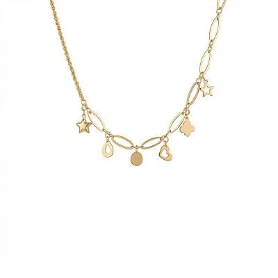 18K Gold Laugh and Play Necklace