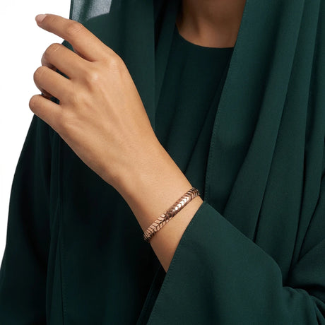 18K Gold Bracelet Sea Waves