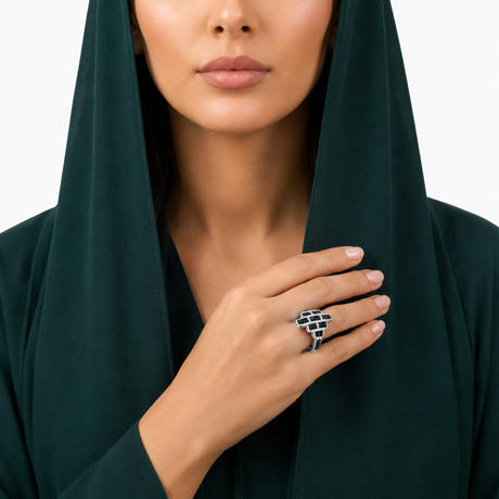 خاتم ذهب عيار 18 فيرجيني