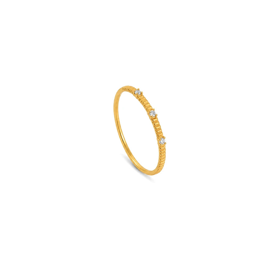 21K Gold Ring with 0.90 Design