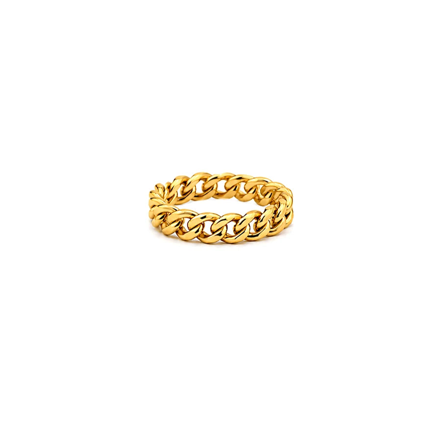 18K Gold Wedding Ring with Ropes Authenticity Design