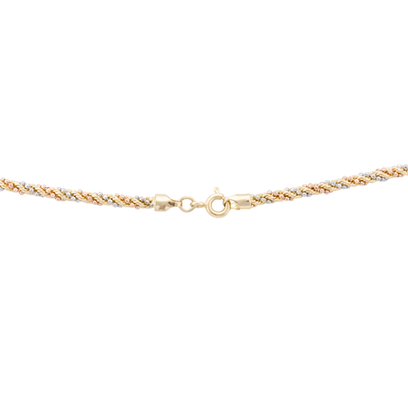 18K Gold Pendant with Triple Beads Design