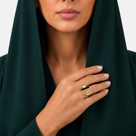 خاتم ذهب عيار 18 سحر الملوك