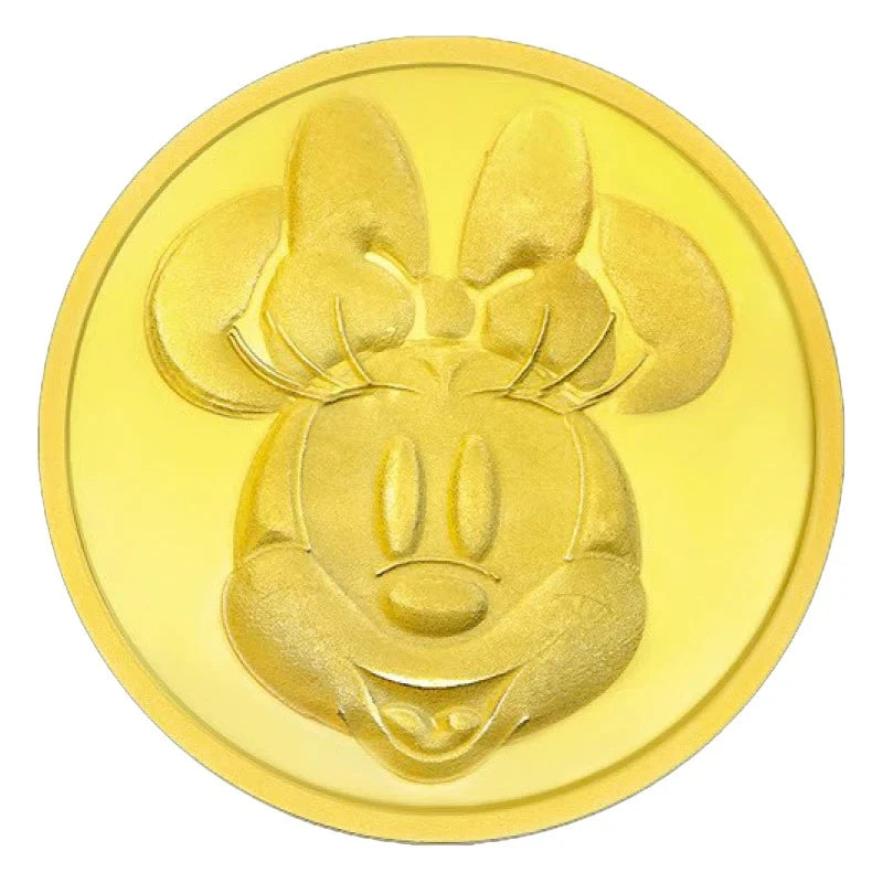 24K Gold Disney Minnie Mouse Half Pound 4g