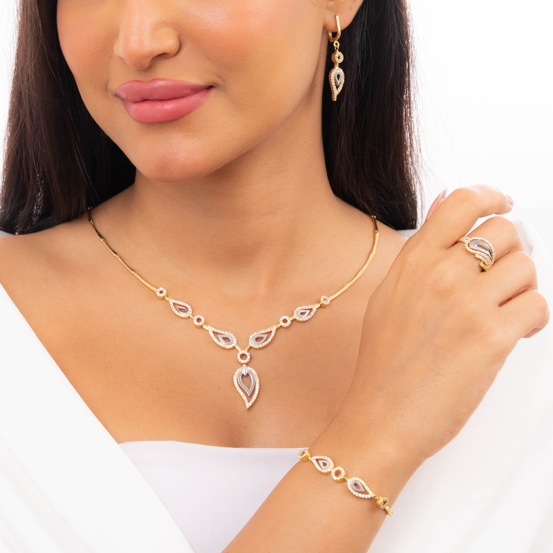 18K gold set Loved