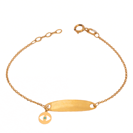 18K Gold Guardian Eye Bracelet