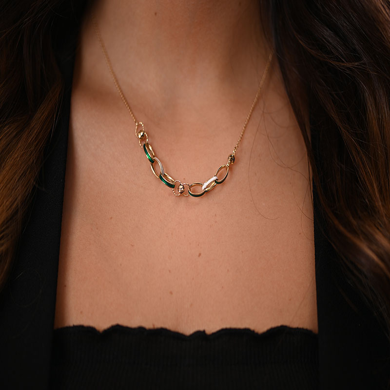 18K Gold Interconnection of Life Necklace