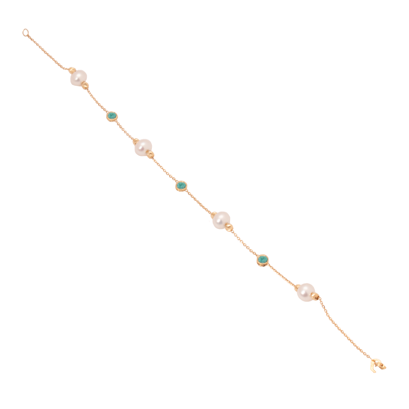 18K Gold Bracelet Pearl of Happiness