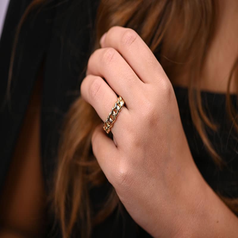 18K Gold Ring Ropes of Authenticity