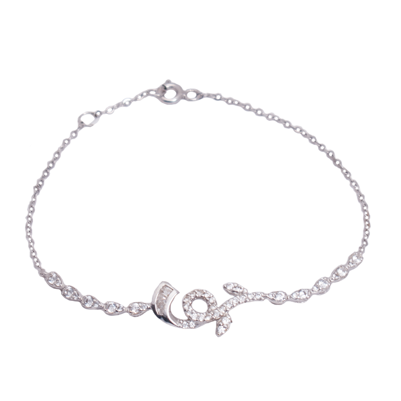 18K Gold Fluid Chain Natural Branch