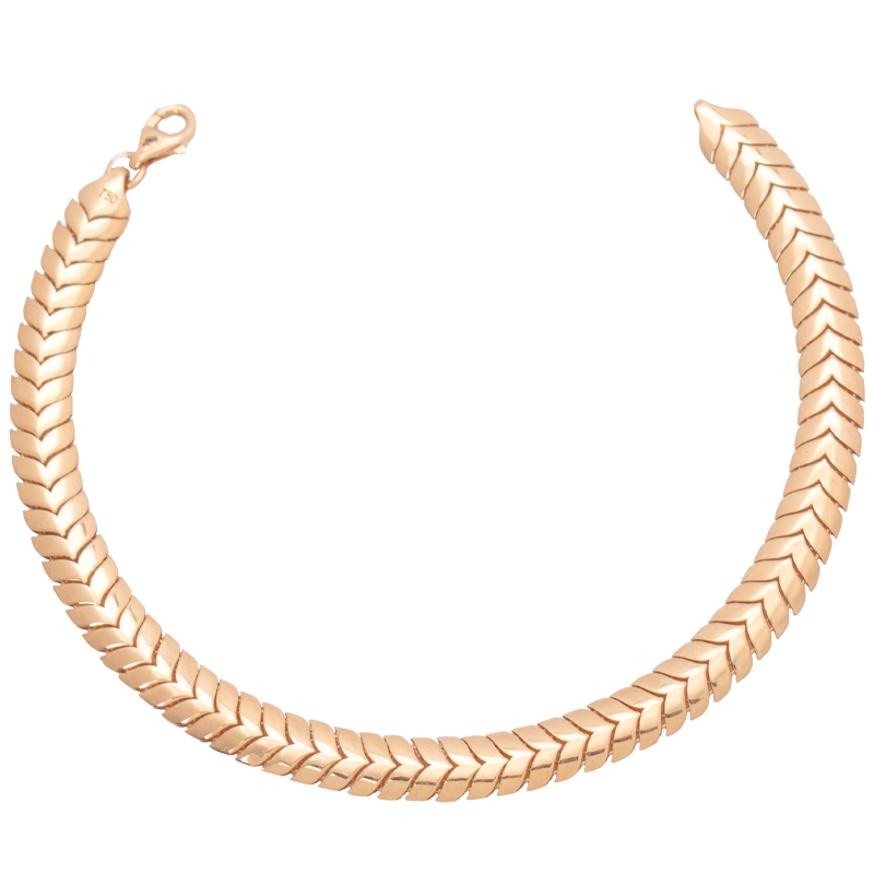 18K Gold Bracelet Sea Waves