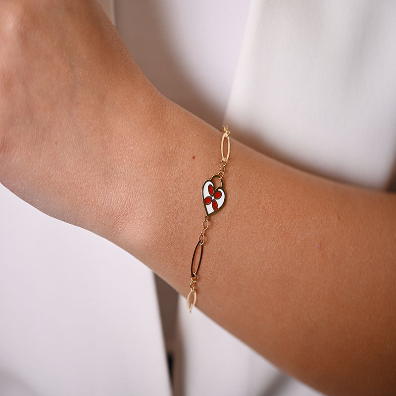 18K Gold Bracelet Your Sky is Clear