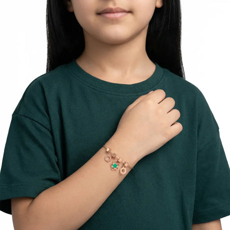 أسورة عيار 18 أطفال مكعبات