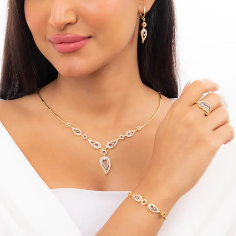 18K gold set Loved