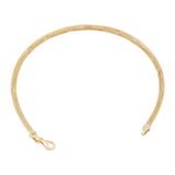 18K Gold Fluid Chain with Interlocking Mesh Design