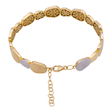 18K Gold Bracelet with Royal Engraving Design