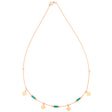 18K Gold Necklace Shining Stars