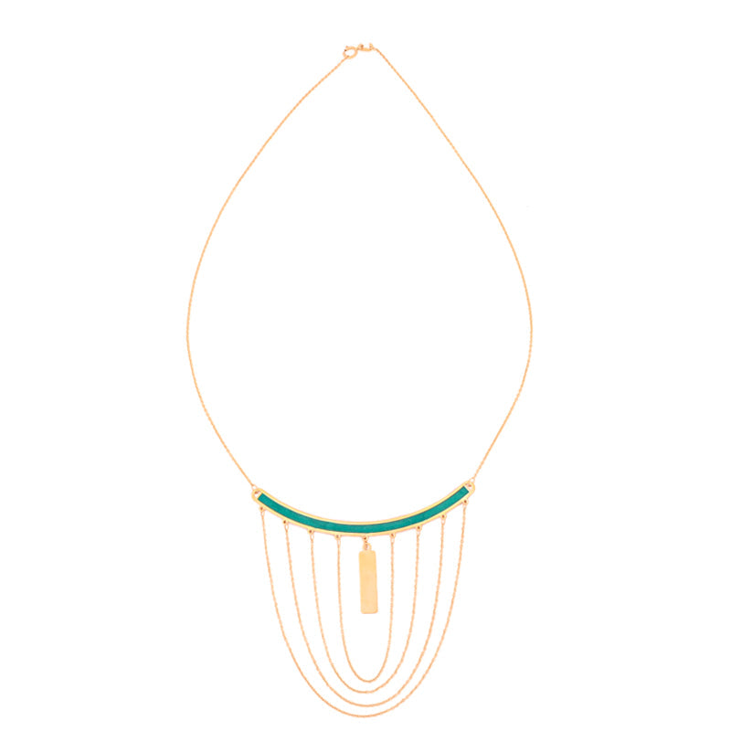 18k gold Cleopatra necklace