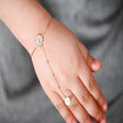 18K Gold Kids Hand Bracelet with Allah Inscription