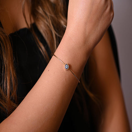 18K Gold Circular Guardian Bracelet