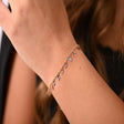 18K Gold Bracelet with Dangling Leaves Touch