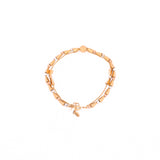 18K Chain Bracelet with Double Layer Design