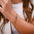 18K Gold Bracelet with Elegant Butterfly Design